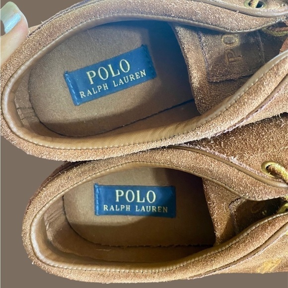 Polo Ralph Lauren “Faxon Low” suede sneaker rich brown Mens 8.5/Women 10 EUC!!! - Picture 7 of 12